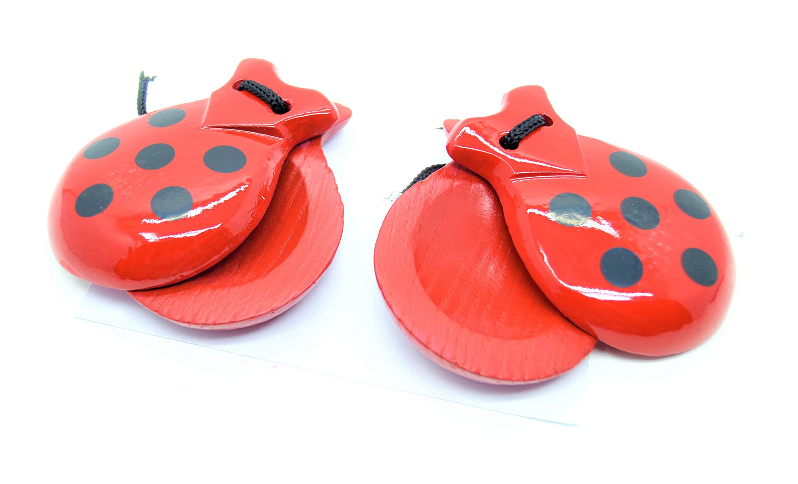 2 Pezzi Castanet Tradizionale In Legno Castanets Spagnoli - Foto 10
