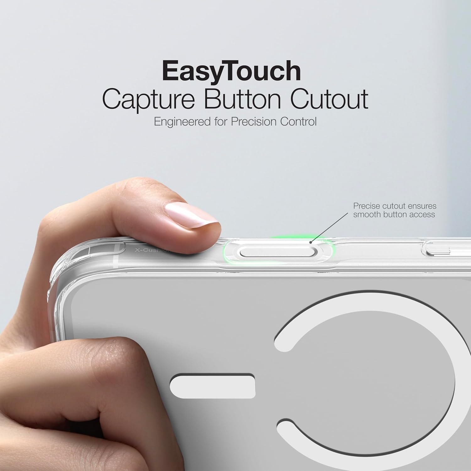 AMAZINGthing for iPhone 17 Pro [Minimal Mag Case], Designed for MagSafe Accessories, 7.7FT Drop Proof, Magnetic Phone Cover, Anti Yellowing, Transparent
