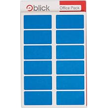 Blick Labels, Blue, Self Adhesive Stickers Office Pack, Rectangular, 25mm x 50mm, 320 Labels, for Home, Office, Family, School, Letters