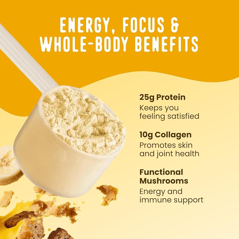 FlavCity All-in-One Protein Smoothie Powder, Banana Bread, 20 Servings image 4