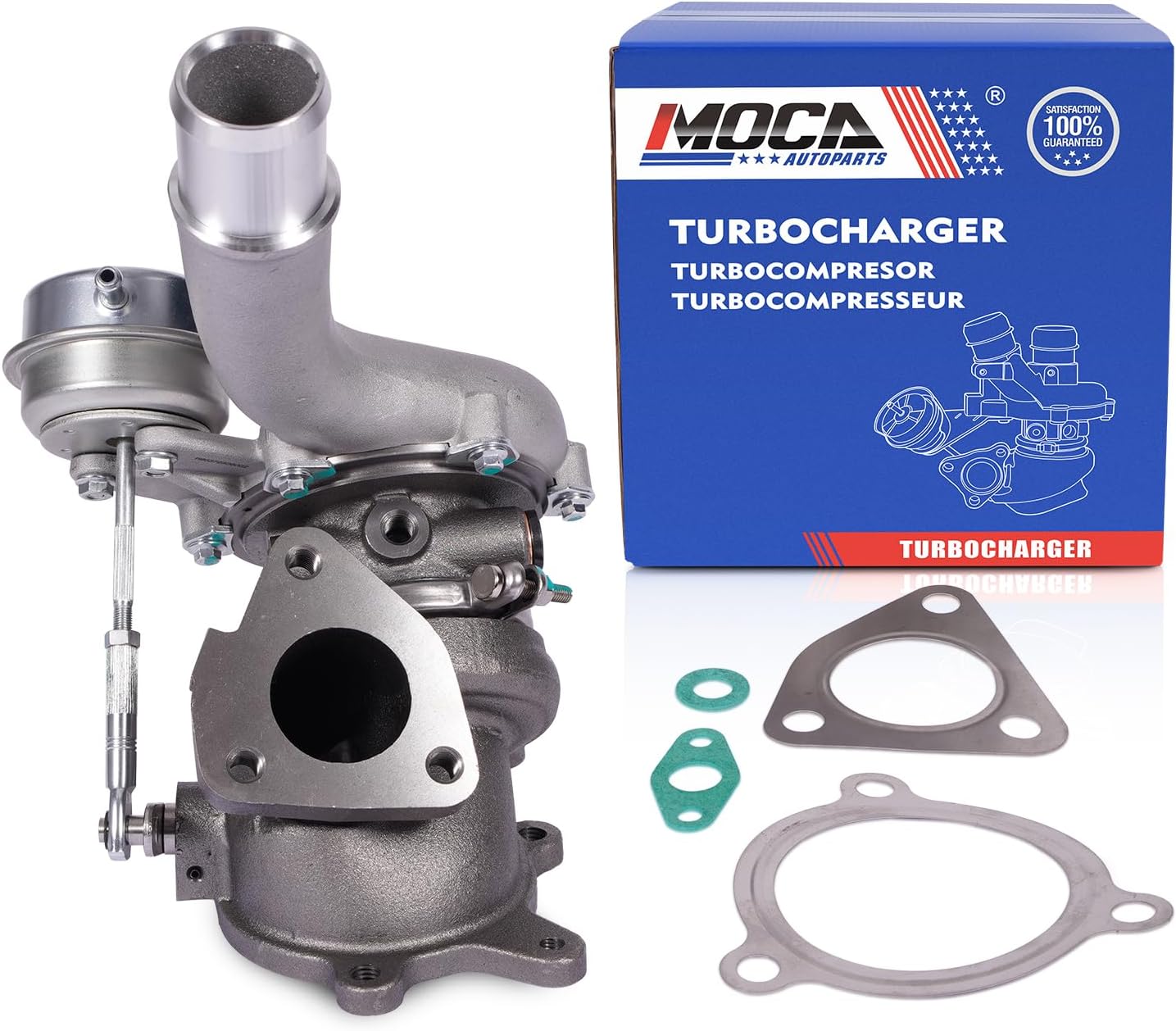 MOCA MGT1549SL Right Turbo Turbocharger Compatible with 2010-2019 for Ford Flex 3.5L, 2013-2019 Explorer 3.5L, 2010-2019 Taurus 3.5L, 2010-2019 for Lincoln MKT 3.5L