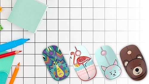 Miniatura 8 de TELLUR Mouse inalámbrico con receptor Nano USB 2.4 Ghz, mouse inalámbrico con clic silencioso, 1600 DPI, 3 botones, Plug & Play, diseño delgado y