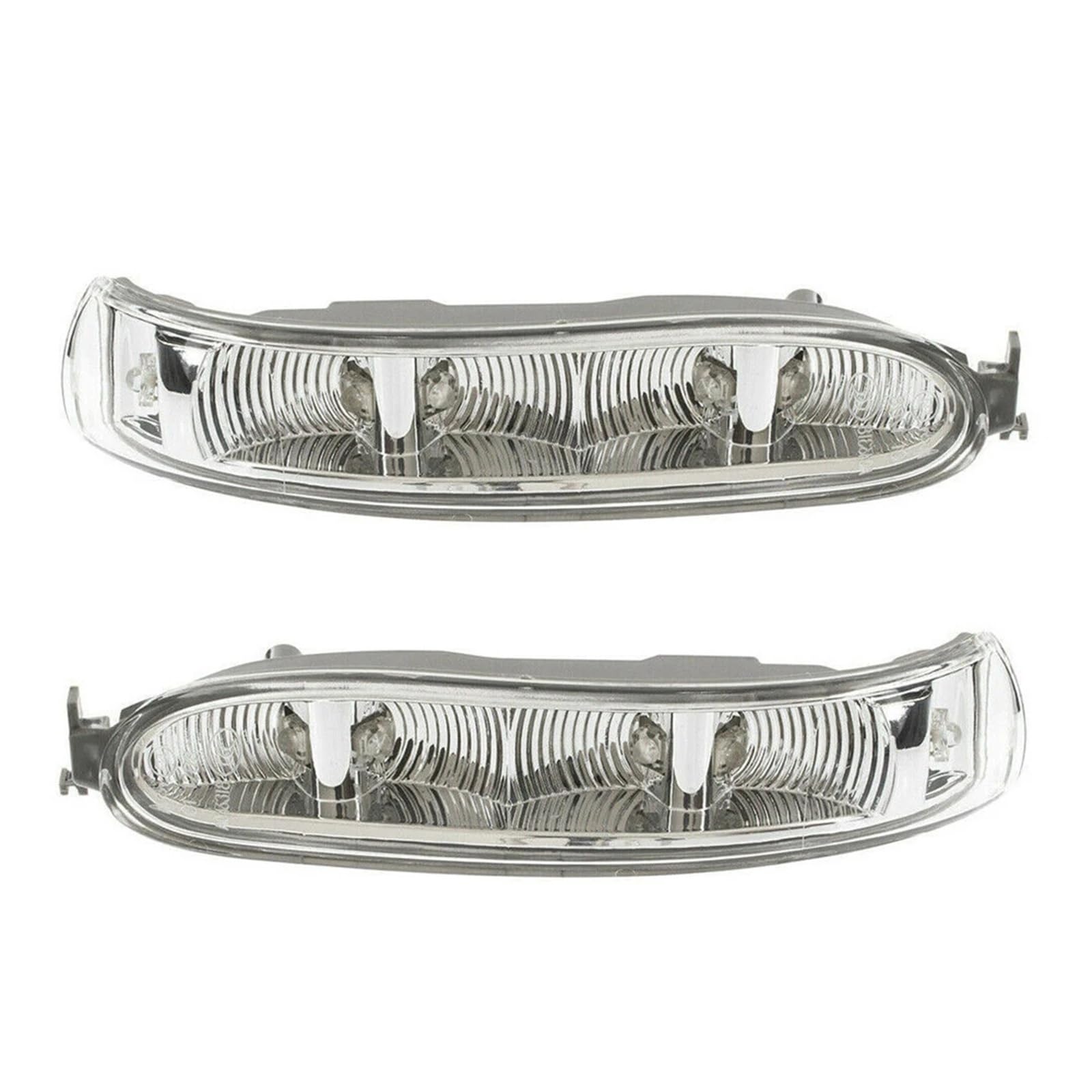Luz Intermitente Espejo Retrovisor Para Benz Para W209 Para CLK Para Viano Para W639 2002-2009 Lámpara Coche 1 Pieza Lente Transparente Luz Señal Giro Espejo Lateral