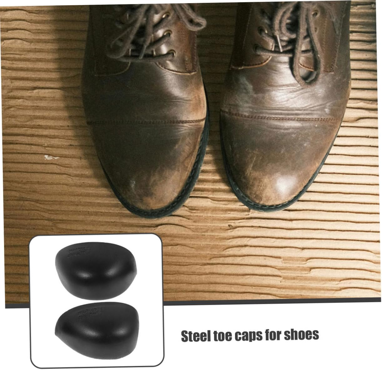 Unomor 3pairs Toe Protectors for Safety Shoes Foot Guards for Work Boots Impact-resistant Toe Covers for Enhanced