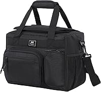 Vista 22 de MIER Bolsa enfriadora suave extra grande de 30L con abridor de botellas para camping, playa, barbacoa, comestibles, golf, a prueba de fugas, bolsa