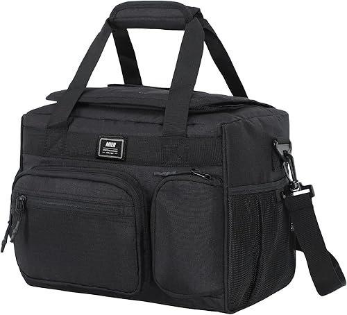 Miniatura 8 de MIER Bolsa enfriadora suave extra grande de 30L con abridor de botellas para camping, playa, barbacoa, comestibles, golf, a prueba de fugas, bolsa