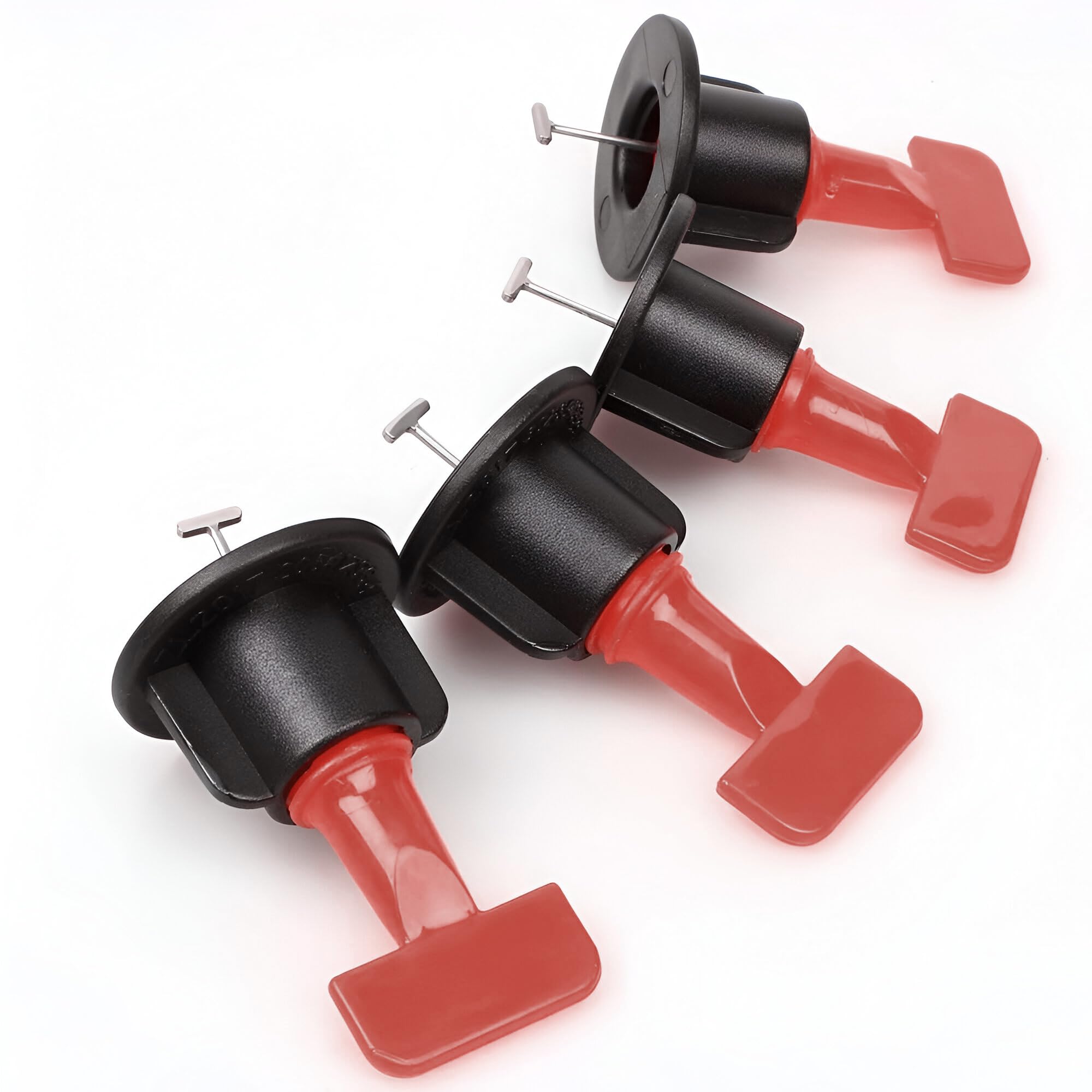 Ledsone Small Reusable Tile Levelers Leveling System Kit 200Pcs Reusable Tile Spacers With Wrench, Professional Tile Installation For Floors And Walls Anti-Lippage Tile Leveler Clips, Adjustable T-Pins (Small Reusable Tile Levelers)