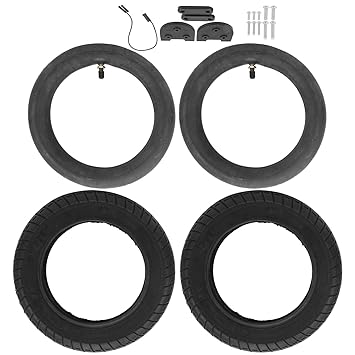 Adium Shock Absorption Non - Slip Conbersion Tyre Accessories, Scooter Tyre, Larger Diameter for 10 - Inch Scooters Outdoor Replacement M365 Electric Scooter