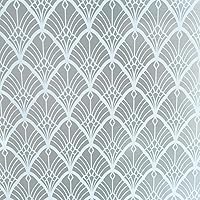 Vista 11 de Película de privacidad para ventana, película de vidrio estática, patrón de flecha, sin pegamento, extraíble, bloqueo UV, calcomanía para decoración