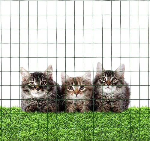 Miniatura 8 de MTB - Valla económica de malla de alambre soldada galvanizada para jardín, 48 x 25 pies 2 x 3 pulgadas, 16GA