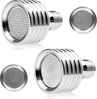 2 Pack 0.3mm/0.5mm Hole Pressure Washer Nozzles, Stainless Steel Power Washer Shower Nozzle, 1/4” Quick Connect Sprinkler, Suitable for Car Washing and Garden Watering