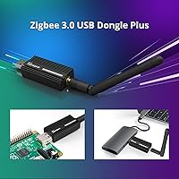 Vista 2 de SONOFF Zigbee 3.0 USB Dongle Plus-E Puerta de enlace, Adaptador USB Zigbee inalámbrico universal con antena para Home Assistant, Open HAB