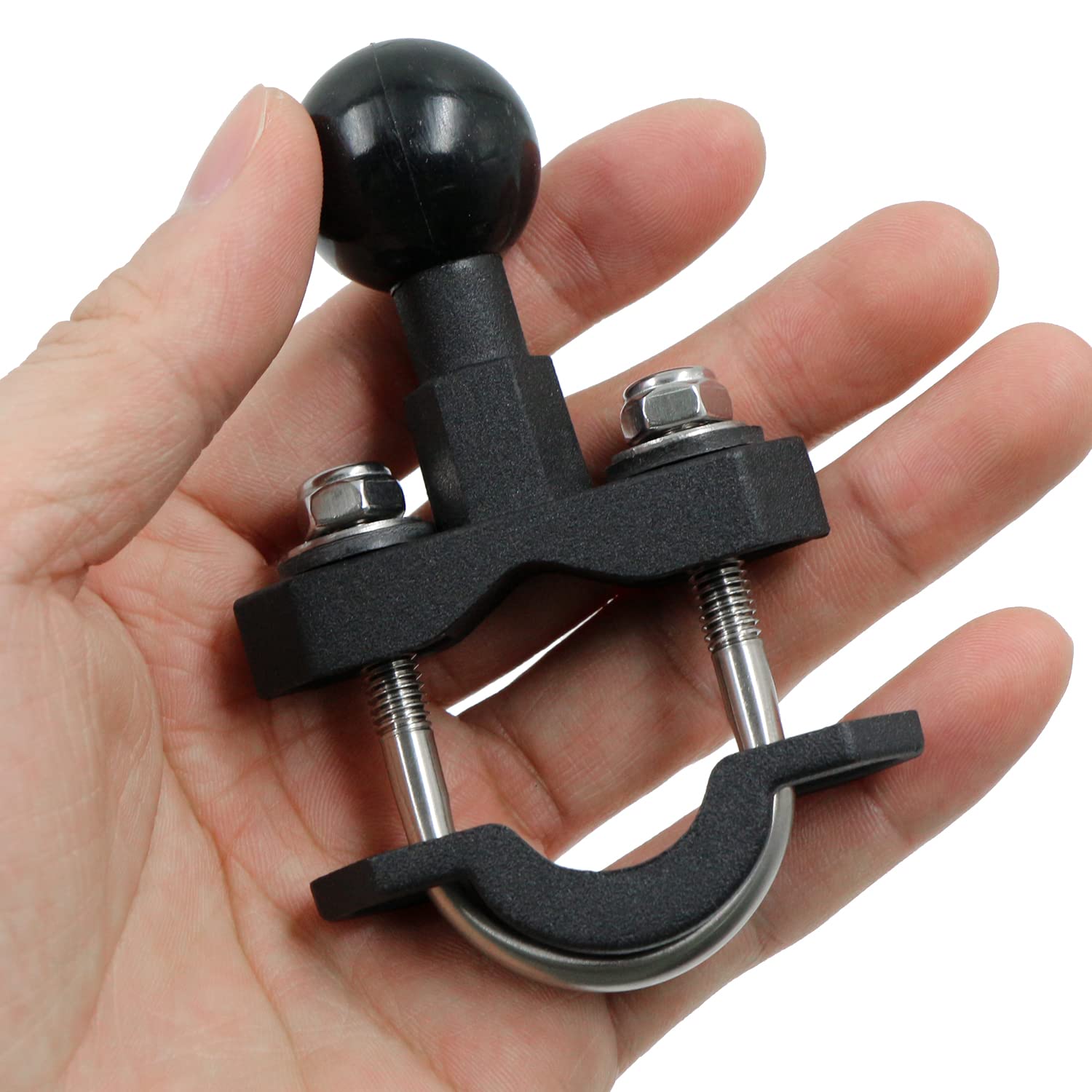 Uchwyt kulkowy, podstawa uchwytu kulkowego, kompatybilny z kulkami, kompatybilny z głowicą kulową, uchwyt na telefon, motocykl, rower, 1 szt., aluminium 1"