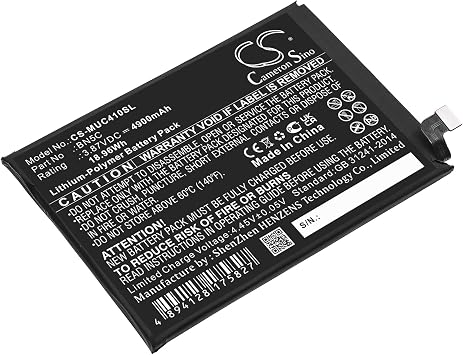 RayVotl Poco 21091116AG M4 Pro 5G MZB0BGVIN BN5C 4900mAh