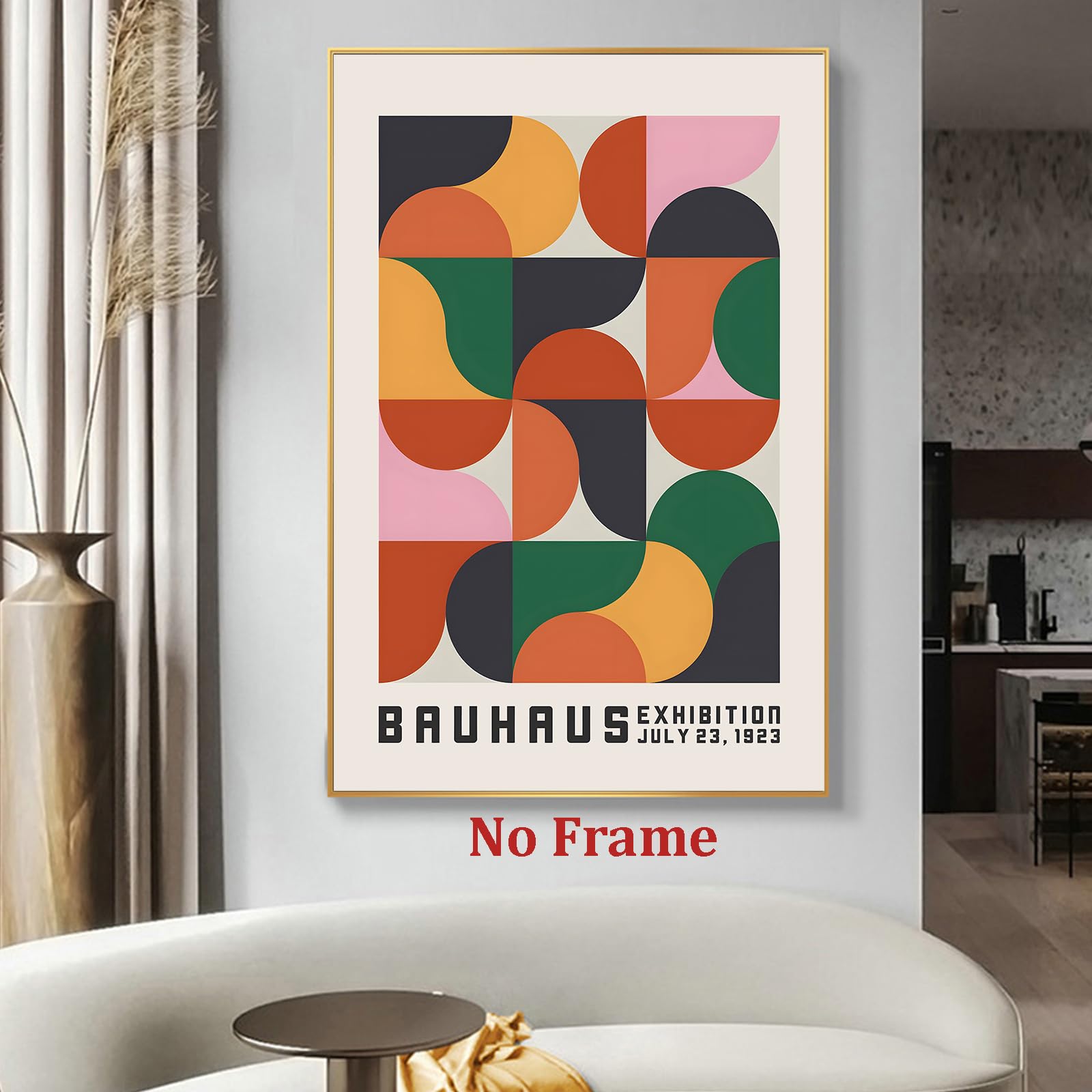 Amazon.com: Haruhiart Bauhaus Exhibition Poster 1923 Colorful Mid