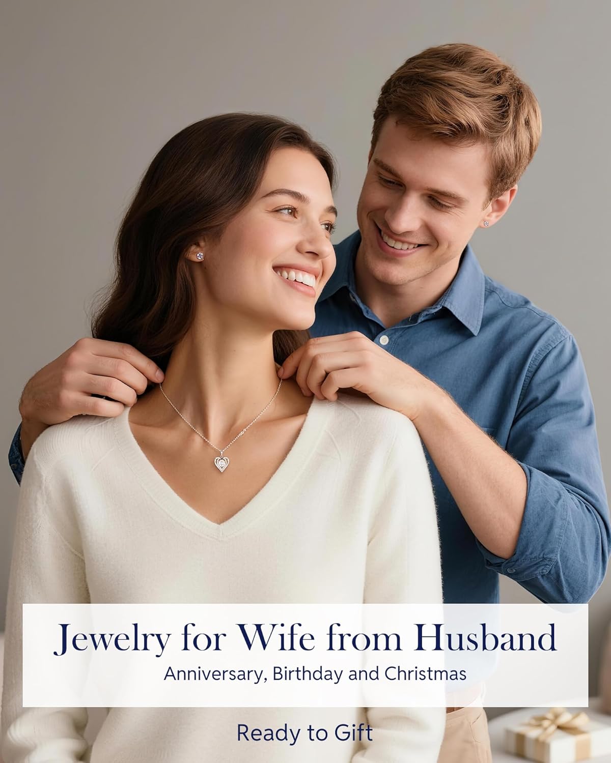 Moissanite Necklace for Women, 1-3 Carat Heart Pendant Engraved with 'I LOVE YOU' , Sterling Silver Pendant Jewelry, Valentine's Day Gifts for Her, Anniversary Birthday Gifts for Wife Girlfriend Daughter Mom - Image 7