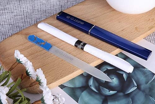 Miniatura 3 de Juego de lima de uñas de cristal, kit profesional de manicura y pedicura para uñas naturales, uñas acrílicas, geles, herramientas de manicura