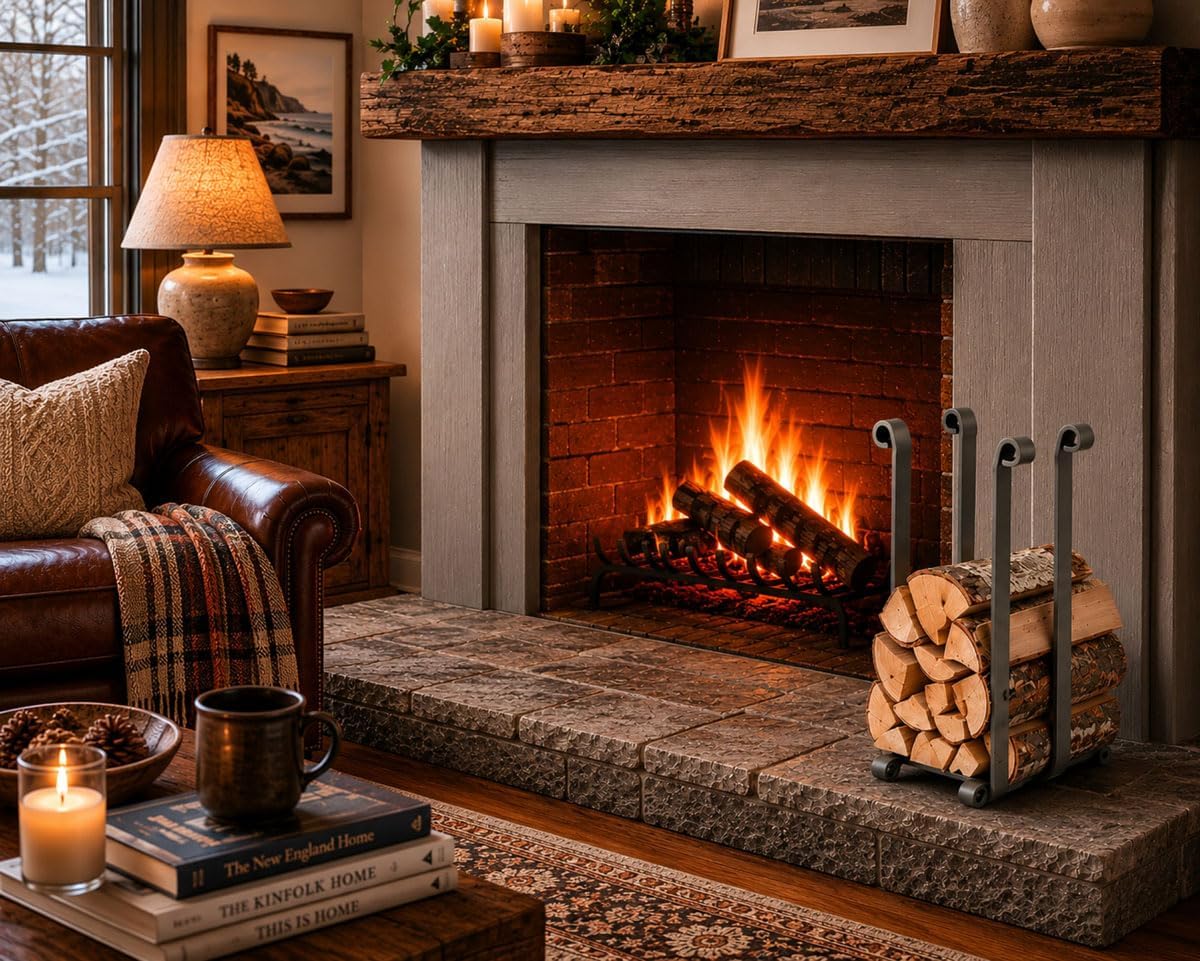 Pilgrim Home and Hearth 18527 Blacksmith Wood Holder image 2