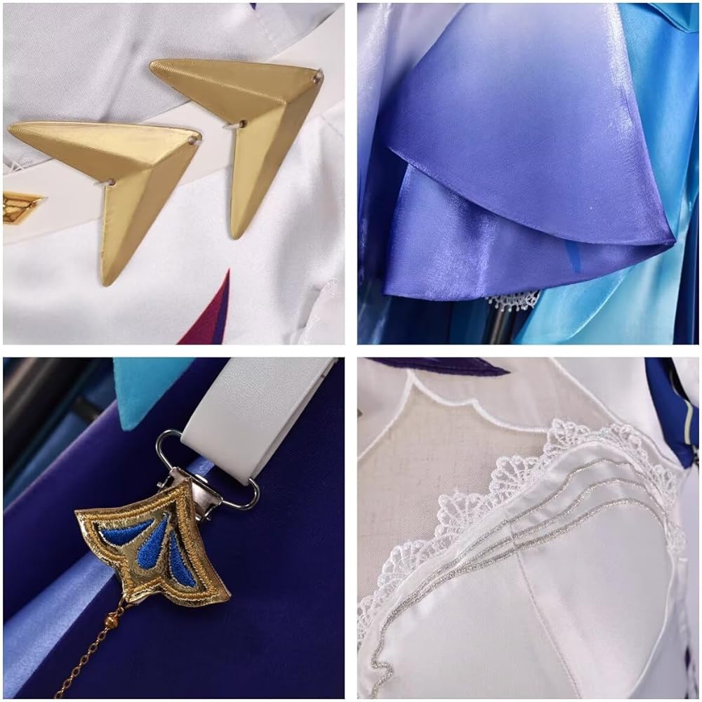 カンタレラ コスプレ フルセット 鳴潮 カンタレラ コスプレ衣装 『耳飾り、髪飾り、靴 、ウイッグ