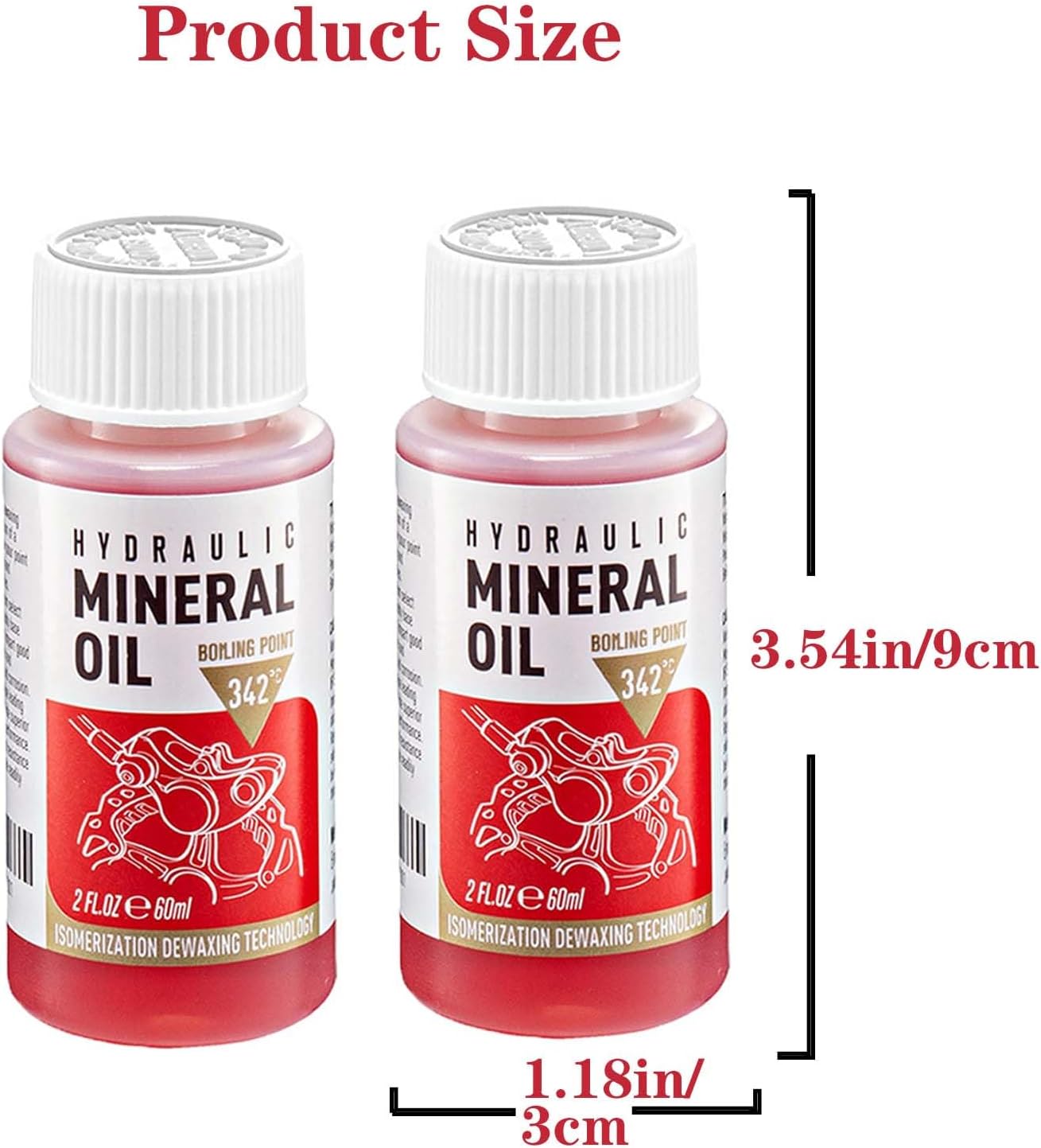 Brake Bleed Kit for Shimano, TEKTRO, TRP Hydraulic Disc Brakes, Brake Fluid Bleeder Kit for MTB/Road, with Performance Mineral Oil Brake Fluid 120ml/4oz, Professional Brake Bleed Kit