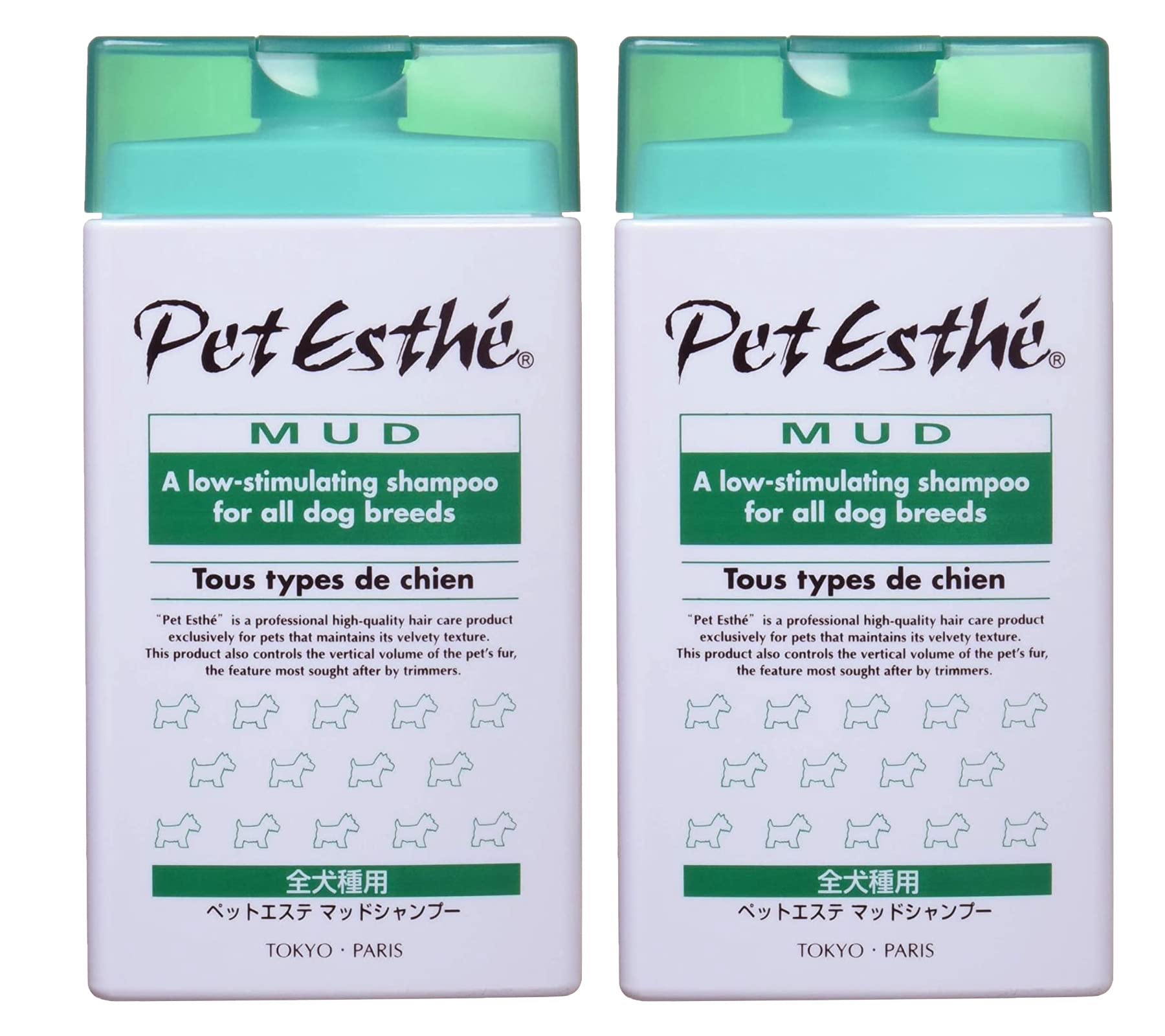 Amazon | ペットエステ マッドシャンプー 全犬種用 350ml × 2本セット