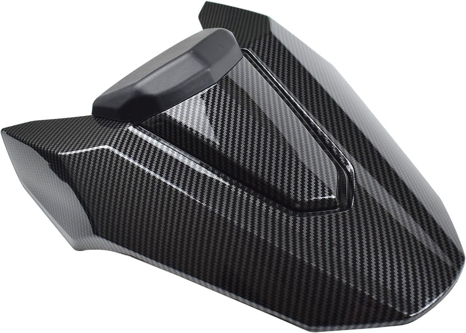 Motorcycle Back Seat Cowl fit for HO-NDA CB650R CBR650R CB 650 R CBR 650 R 2019 2020 Accessories Rear Pillion Passenger Cowl Seat Back Cover (Carbon Fiber Look)