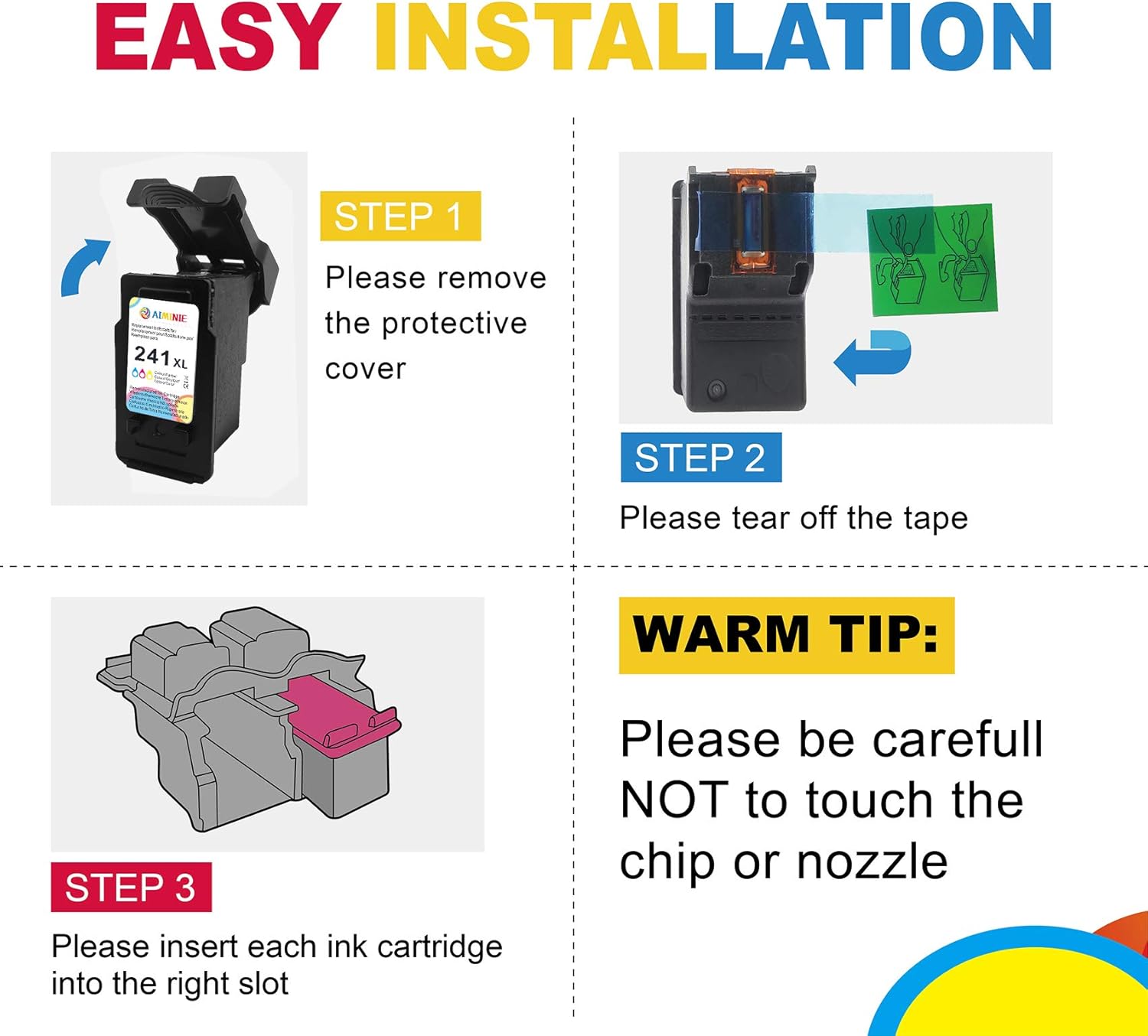 One-Day Sale: Up to 70% Off AIMINIE Remanufactured Ink Cartridge Replacement for Canon CL-241XL 241XL CL-241 Color to Use with Pixma MG3620 MX432 MG3122 MG3600 MG3222 MG3220 TS5120 MG2120 MX452 MG2220 MG3120 Printer (1-Pack) Super Cheap 🛒 AIMINIE Remanufactured Ink Cartridge Replacement for Canon CL-241XL 241XL CL-241 Color to Use with Pixma MG3620 MX432 MG3122 MG3600 MG3222 MG3220 TS5120 MG2120 MX452 MG2220 MG3120 Printer (1-Pack)