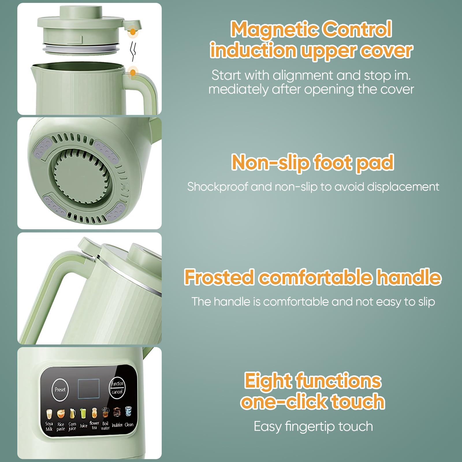 220v Macchina Per Latte Vedetali, 600ml Macchina Automatica Del Latte Di Noci, Latte Vegetale Fatto In Casa Senza Lattosio, Multifunzionale E Salute Macchina Per Latte Di Soia per Avena, Soia, Noci