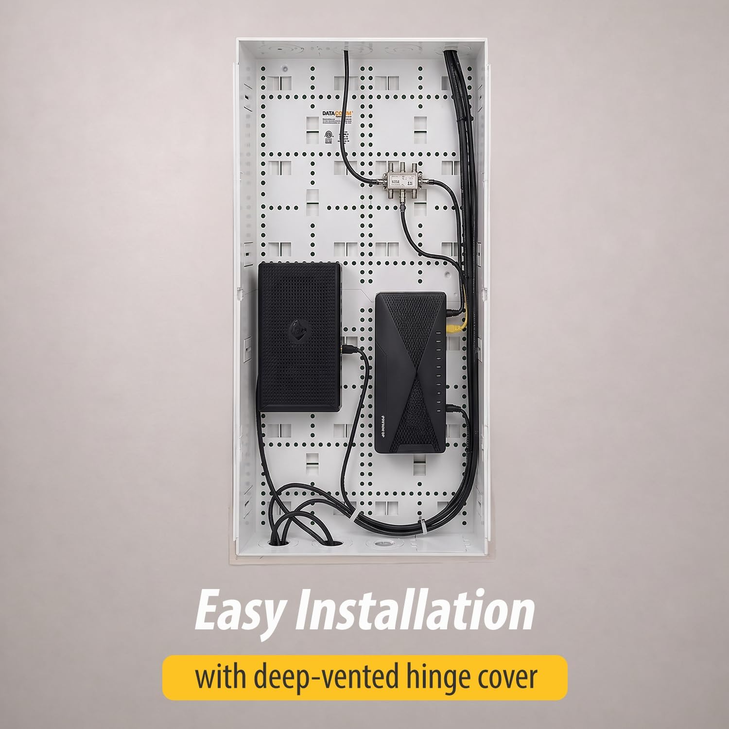 30 in. Enclosure and Extended Vented Hinge Door Packaged as one Unit