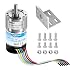 CQRobot 6.25:1 Metal DC Geared-Down Motor 37Dx65L mm 6V/12V with 64 CPR Encoder and Bracket. 6V-7W-800RPM-1.7 kg.cm(24 oz.in), 12V-12W-1600RPM-3.0 kg.cm(42 oz.in), D-Shaped Output Shaft 16mm.