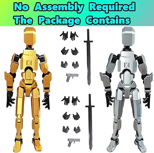 Miniatura 10 de ULTHOOL Figura de acción Titan 13, robot móvil multiarticulado T13 con articulación completa, figura de acción Nova 13, figura de acción Nova 13,