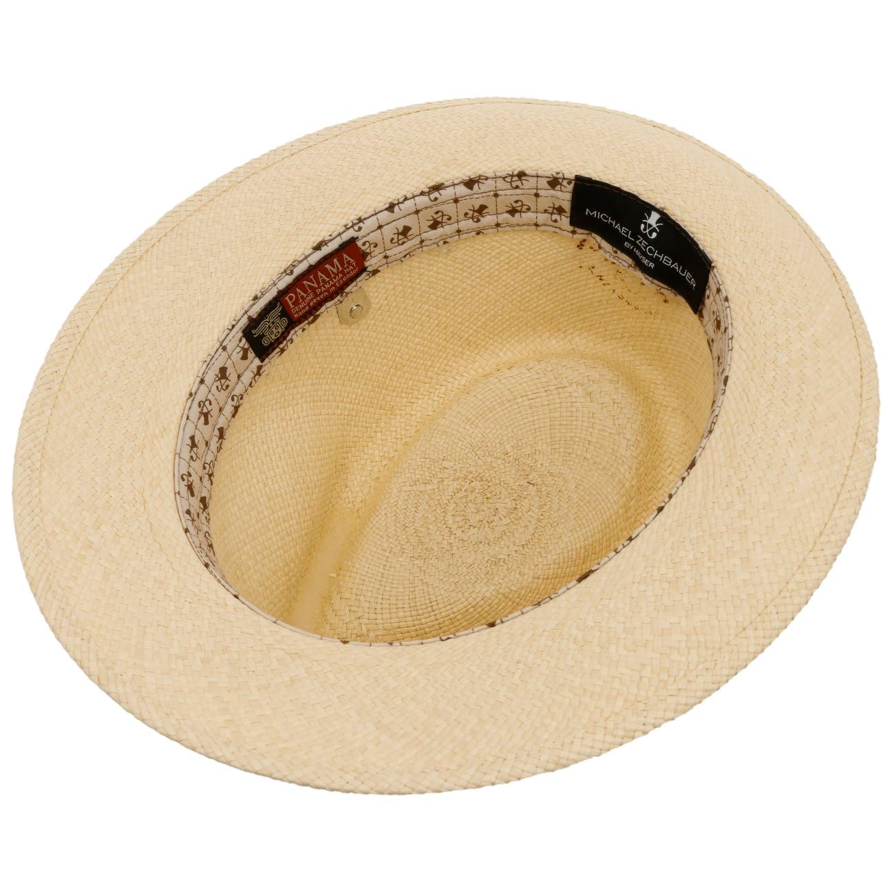 SOMBREROSHOP Pablito Sombrero Fedora Estilo Bogart Paja Panama Proteccion UV 80 Hecho en UE Unisex Primavera Verano