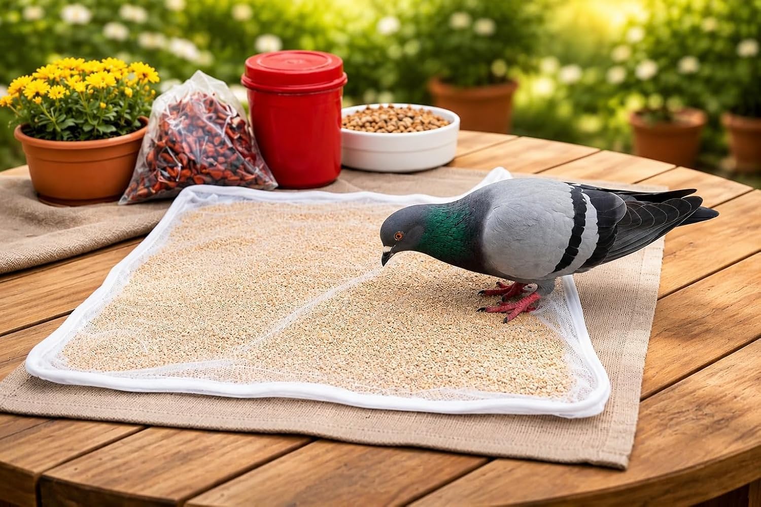 Large Food Drying Mesh Net Cover, 71 x 97 cm, Breathable 2-Layer Drying Mat with Zipper, Protects Food from Dust, Insects & Birds, Ideal for Papad, Mirchi, Spices, Fruits and Grains [ 1-PCS ]-picture-22