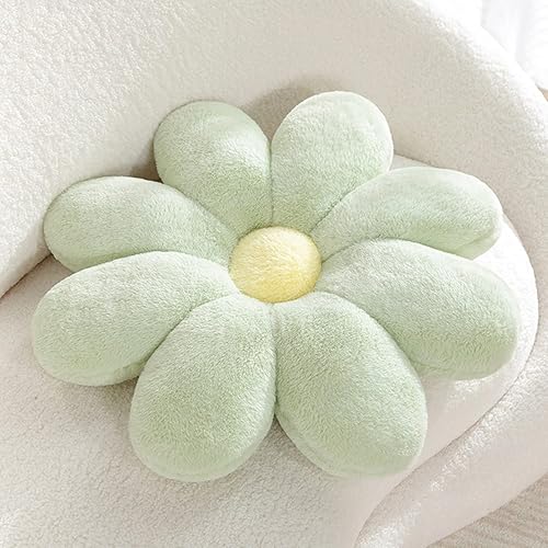 Almohada de flores con forma de margaritas de 23.6 pulgadas, bonita almohada de suelo de flores, almohada decorativa para el hogar, para sofá, cama,