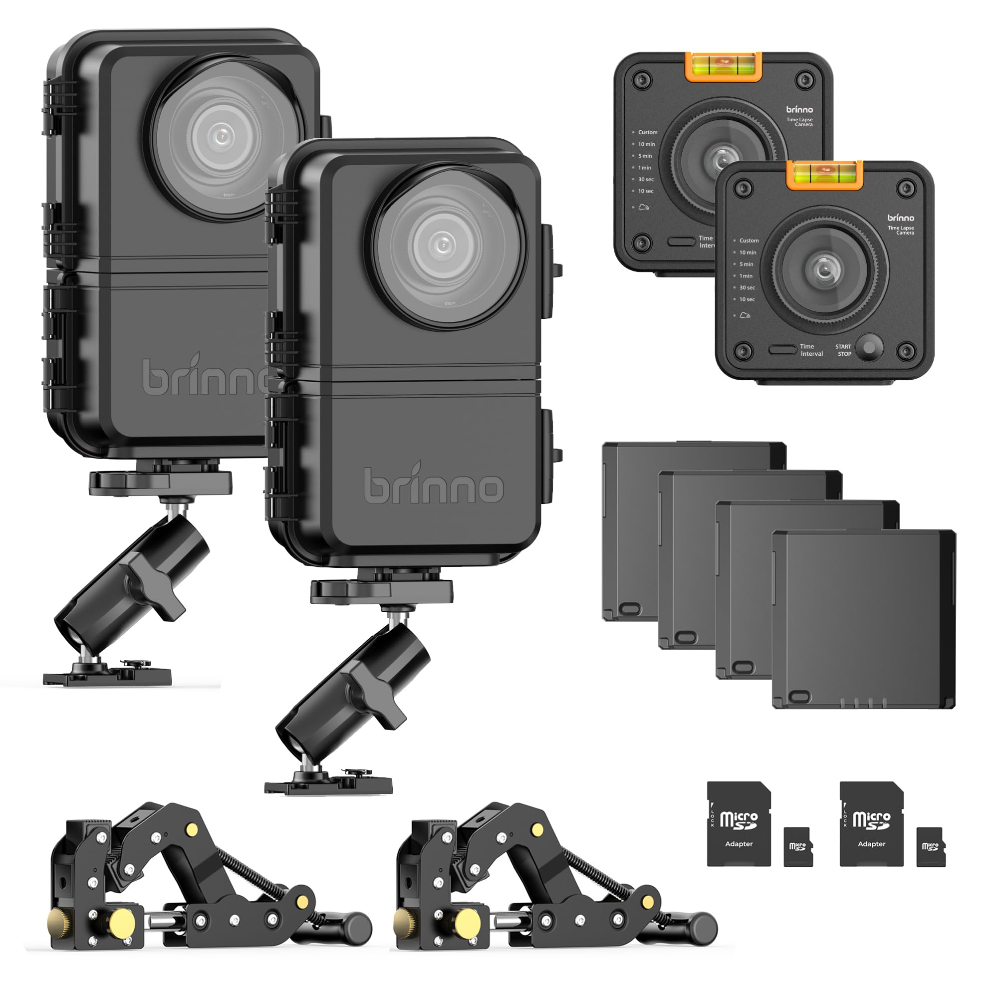 Brinno BCC5000, 2 Pack - 4K WiFi Time Lapse Camera Bundle - Advanced Imaging Sensor, HDR, IP65 Housing, Mobile App, Long Rechargeable Power, Bluetooth, Construction Monitoring System-picture-23
