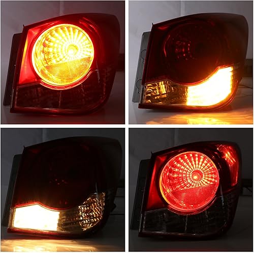 Miniatura 3 de Luz Trasera Compatible con Chevrolet Cruze 2011-2015 Cruze Limited 2016 Ensamble de Lámpara de Luz Trasera Izquierda del Lado del Conductor Luz de