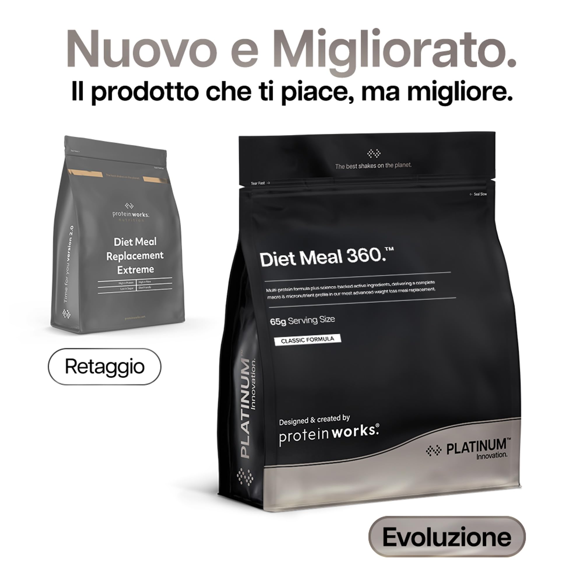Protein Works - Sostituto Del Pasto Dietetico Extreme | Supporta la Perdita di Peso | Sazietà di Lunga Durata | Alto Contenuto di Proteine | 14 Pasti | Crema Alla Vaniglia | 1kg