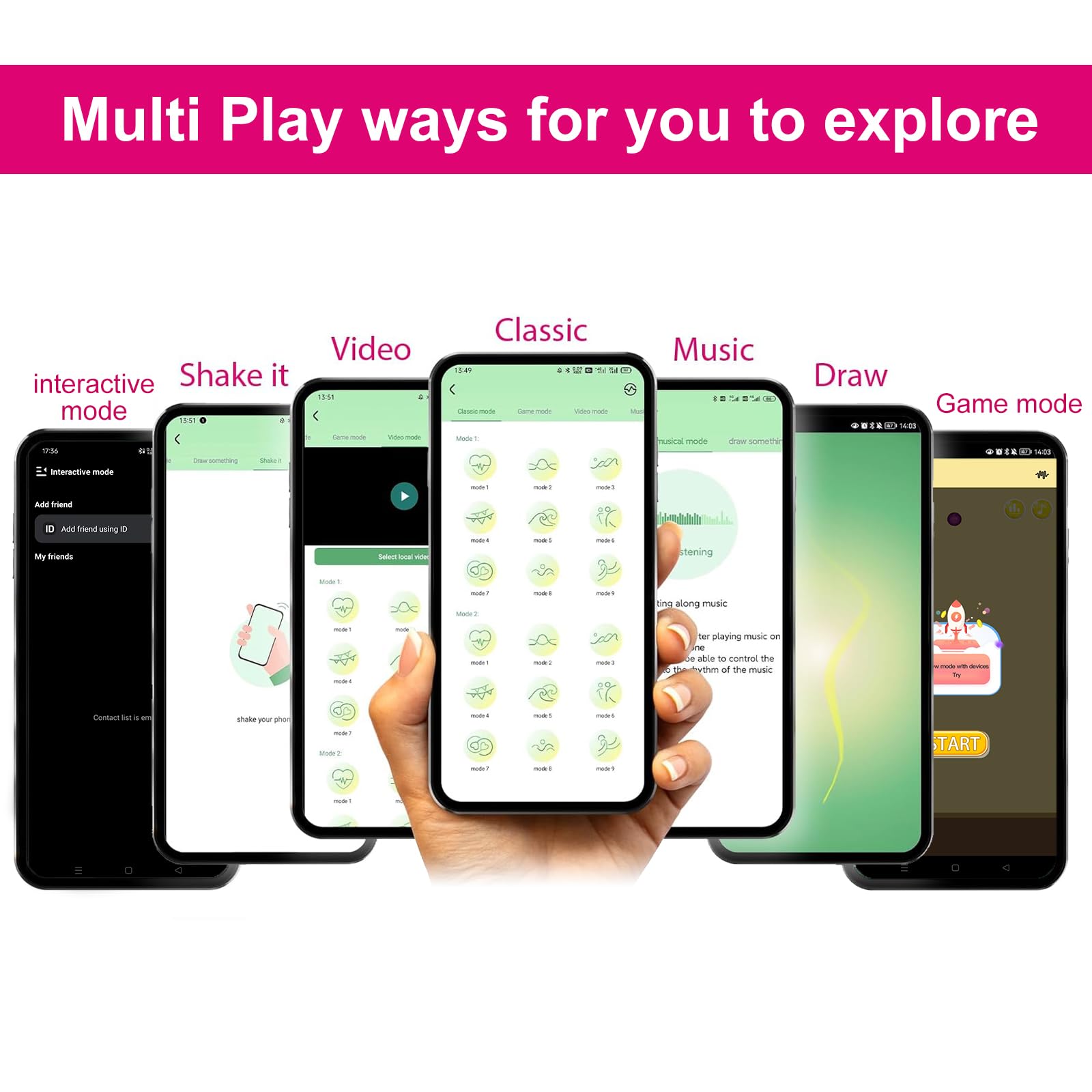 APP Control Wearable Vibrator for Women, Long Distance G spot Vibrator Bluetooth Couples Sex Toys, Clitoral Anal Stimulation Mini Vibrators with 9 Powerful Vibration Modes Female Sex Toy ()