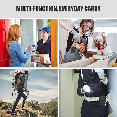 Miniatura 6 de Funda para teléfono celular, soporte grande para teléfono inteligente, funda táctica multiusos para el trabajo, senderismo, camping, barbacoa,