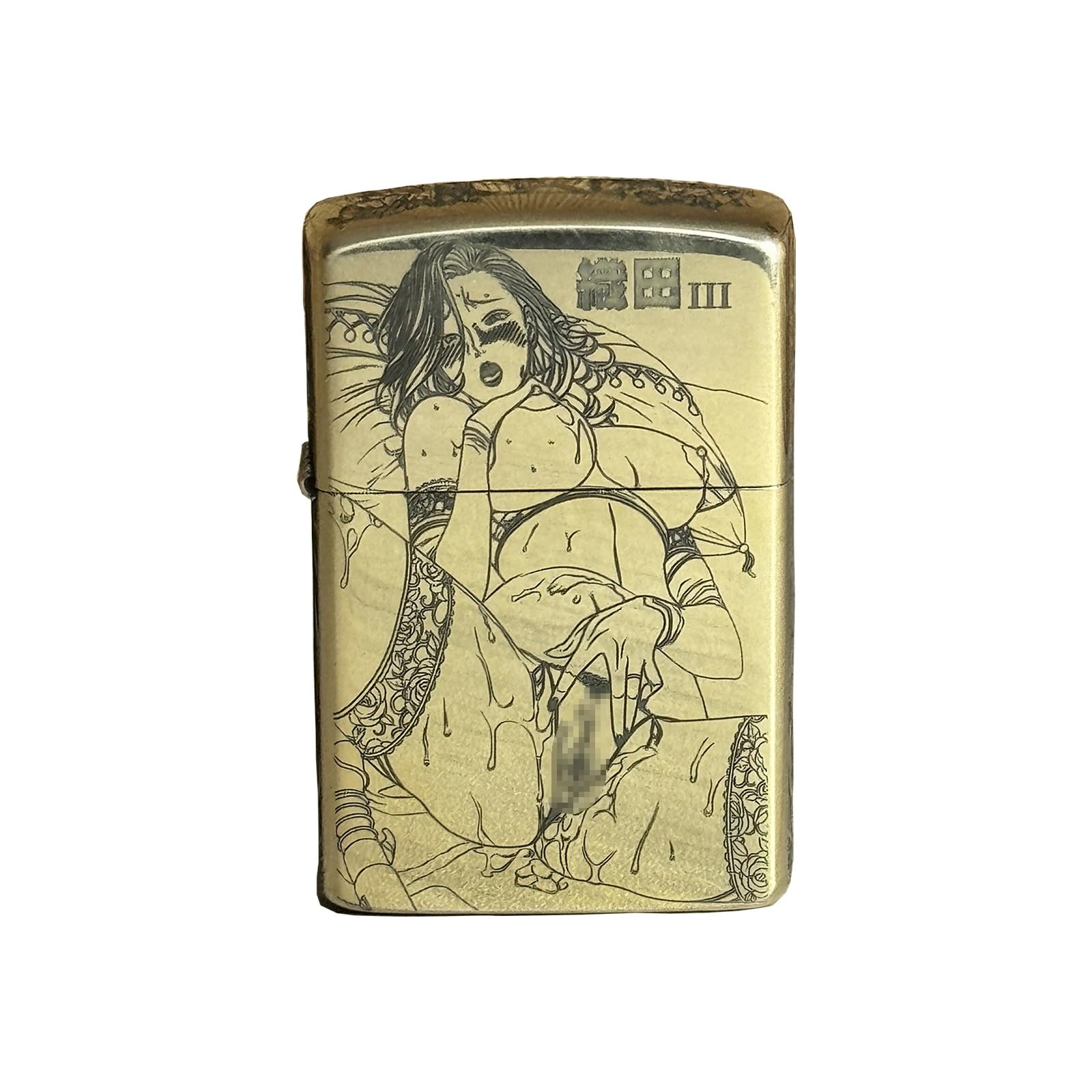Encendedor de queroseno vintage tallado, el regalo ideal para hombres