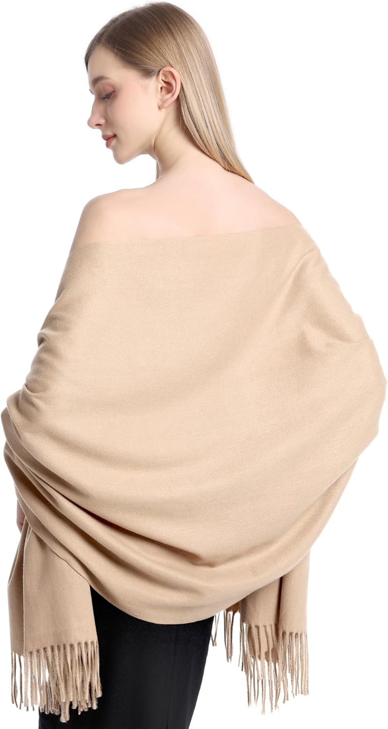 Sofier Pashmina Shawls And Wraps for Women for Evening Dress Warm Winter Scarf Wedding Bride Bridesmaid Gifts Cashmere Feel - Image 6