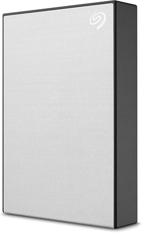 Disco duro externo portátil Backup Plus de 5 TB, USB 3.0 plateado para PC, portátil y Mac, 1 año de MylioCreate, 2 meses de fotografía Adobe CC y 2 años de servicio de rescate (STHP5000401)
