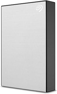 씨게이트 백업 플러스 5TB 외장 하드 드라이브 휴대용 HDD - 실버 USB 3.0 PC 노트북 및 맥용, 마이리오 크리에이트 1년 이용권, 어도비 CC 사진 2개월 및 2년 복구 서비스 (STHP5000401)