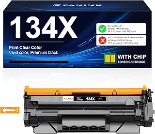 134X Black Toner Cartridge Replacement for HP 134X W1340X 134A W1340A Toner Cartridge Compatible with HP M209dw MFP M234dw M234sdw M234sdn Printer - 1 Black,with Chip