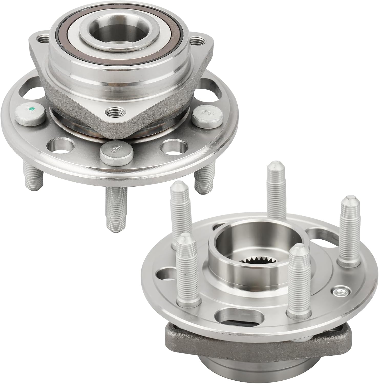 DRIVESTAR 513288 Front Wheel Hub & Bearing Assembly for Buick Allure/Lacrosse/Regal, for Cadillac CTS/XTS, Chevy Equinox/Impala/Malibu, GMC Terrain, Saab 9-5, 5 Lug w/ABS(Pair)
