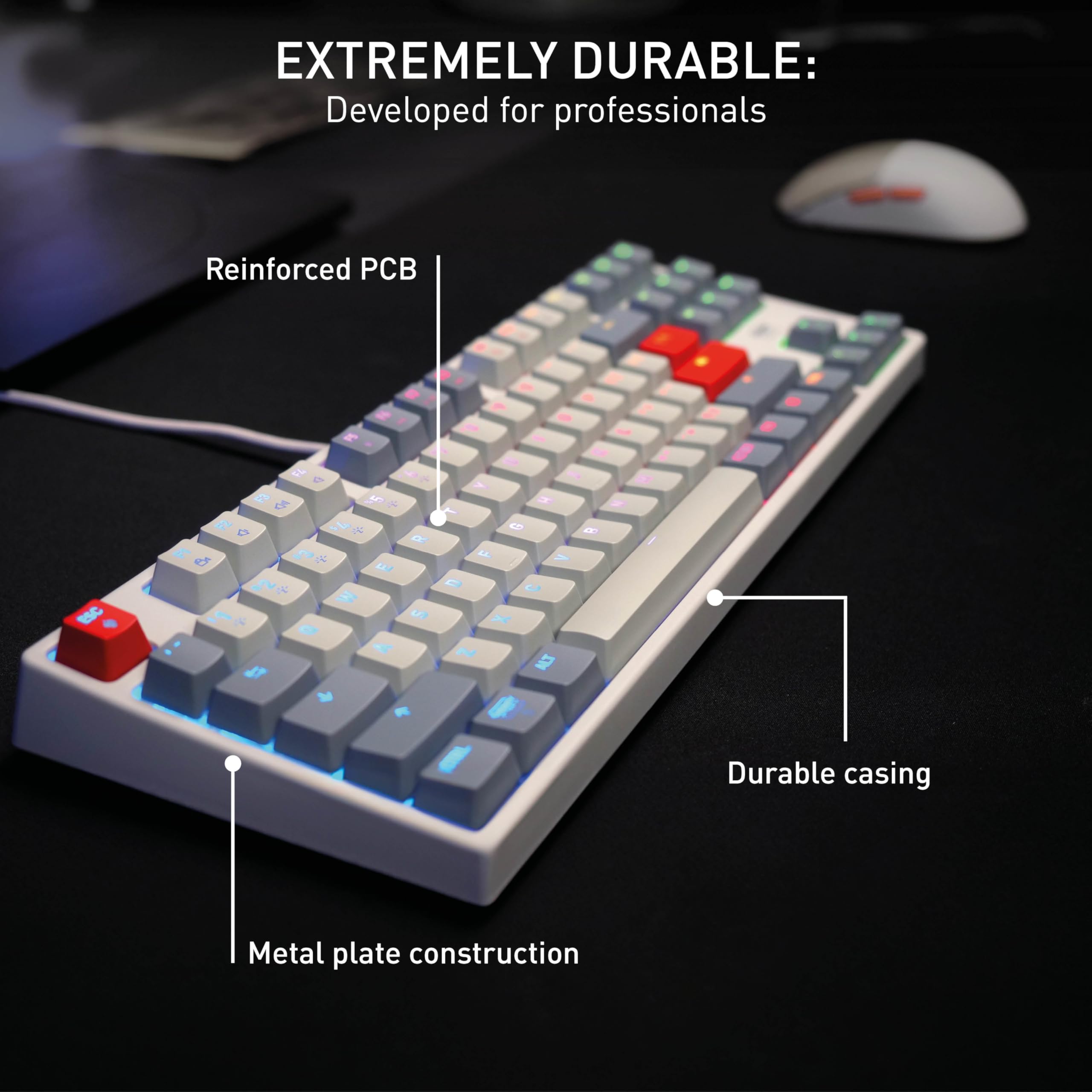 Amazon.com: CHERRY XTRFY K4V2 TKL, Tenkeyless Mechanical Gaming