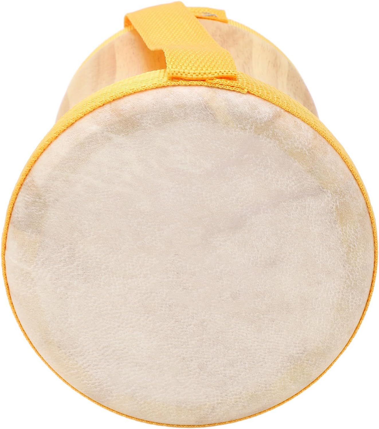 Hand Drum, Bongos For Adults Sheepskin Drum Top Hand Drums For Adults with Stick For Performances, Parties and Music Festivals (Yellow)