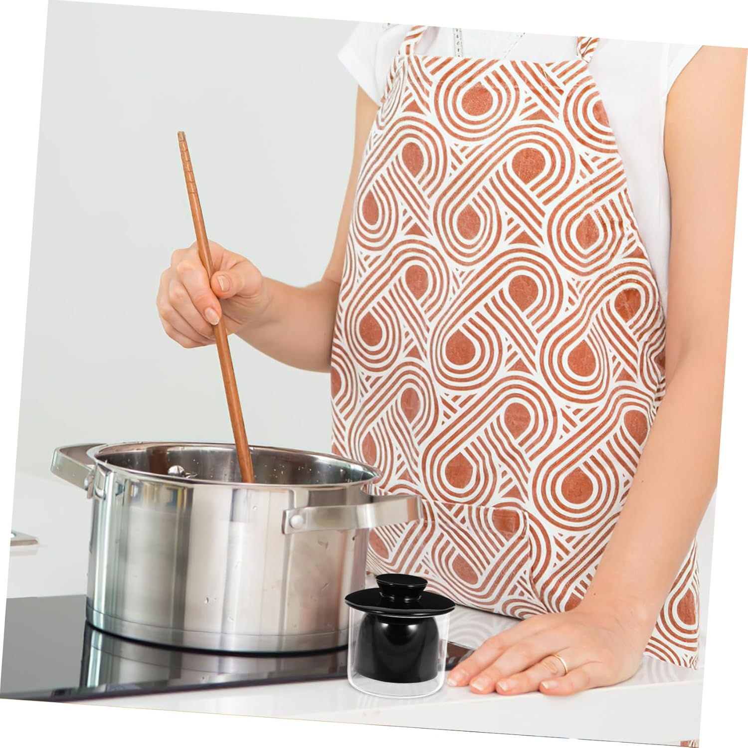 1set Ceramic Butter Keeper Jar with Cutter Elegant Storage for Butter and Cheese Minimalist Design for Fresh Dairy Products for Kitchen Use