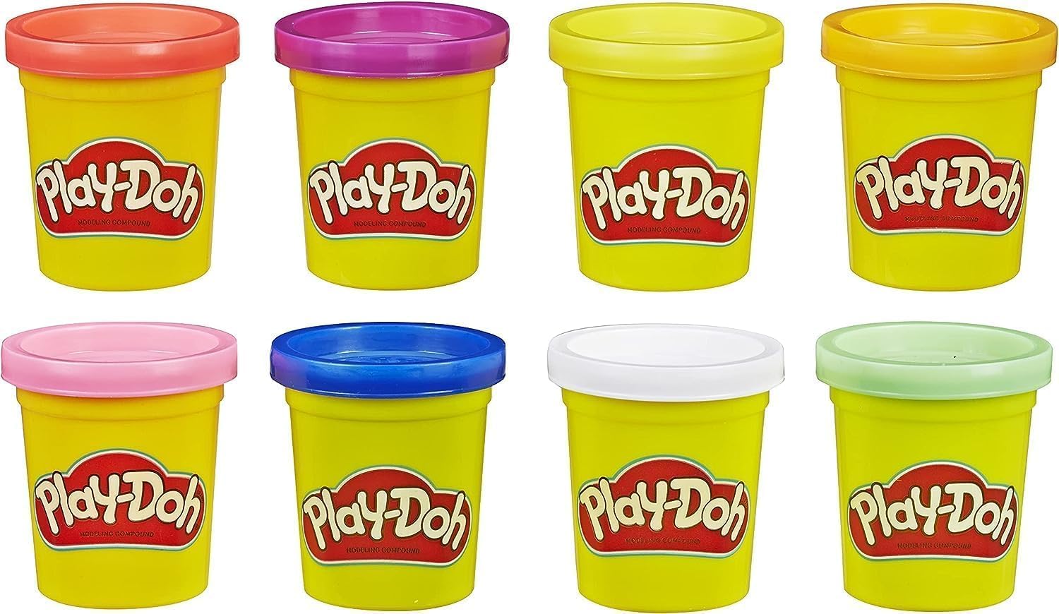 Play-Doh 8-Pack Rainbow Non-Toxic Modelling Compound Set with 8 Colours for Toddlers, Creative Toys for 2+ Year Old Kids — image 6