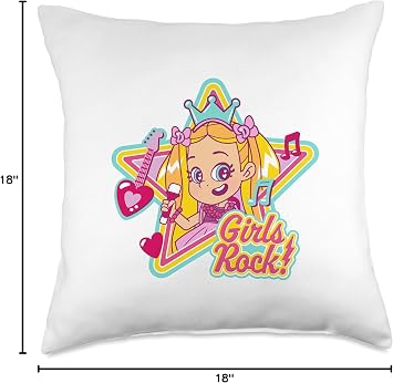 Love Diana Girls Rock Throw Pillow